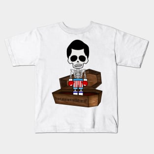 "Bone Idols" Casket No.8 - Rickety IV Kids T-Shirt